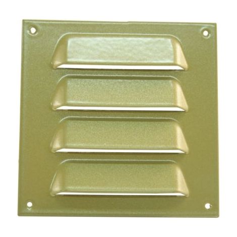 Marley Lüftung Möbelgitter 70 x 70 mm, eckig, goldton Lüftungsgitter