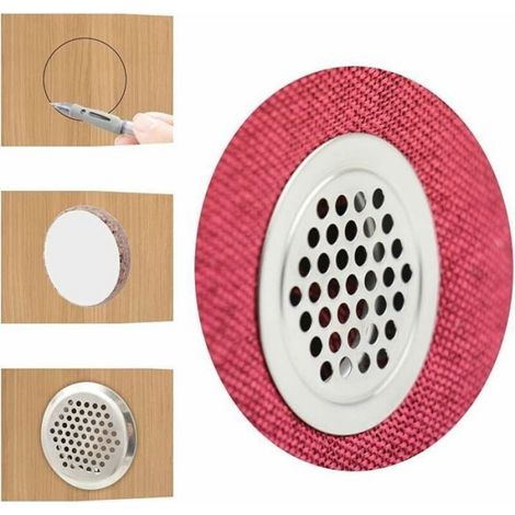 Grille Aerartion 20 Pièces Grille Ventilation 35mm Grille Aeration Grille de Ventilation Grille D'aération Trou Inox Blanc Ronde G (1/5)