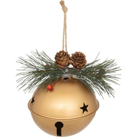 Campana in metallo sdn oro pdp 10cm - Feeric lights & christmas (1/2)