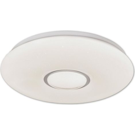 Plafonnier LED Effet Cristal Ø 31 cm Applique Murale Blanc Chaud Dimmable Métal et Plastique - PANGIVO (1/5)
