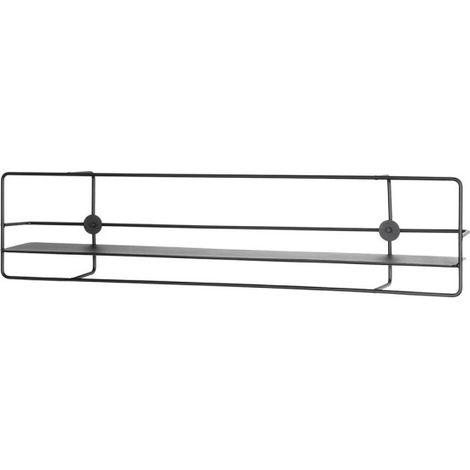 Étagère Murale Métal "Vivalo" 90cm Noir (1/5)