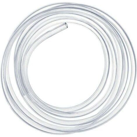 Tuyau de pression transparent de 3 mètres, tuyau en PVC 10 x 12 mm (1/4)