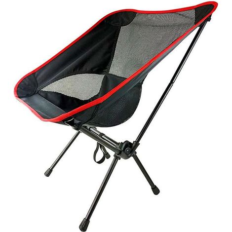 Faltbarer Campingstuhl mit Tragetasche, ultraleichter faltbarer Strandstuhl zum Wandern, Angeln, Grillen, Picknick im Freien, 240 kg Tragkraft (1/4)