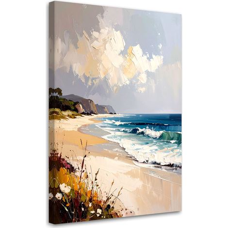 Quadro su tela, Mare Spiaggia Paesaggio marino - 40x60 (1/2)