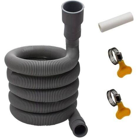 Flexible d'évacuation universel,Tuyau de vidange pour machine à laver,3M Flexible d'évacuation universel,rallonge de tuyau p (1/4)