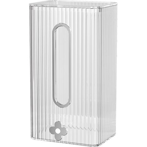 Porte-serviettes mural plastique gris pour salle de bain (1/4)