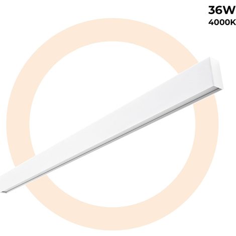 Luminaria Lineal LED De Suspensión / Superficie 36W - Slim - - Blanco (1/5)