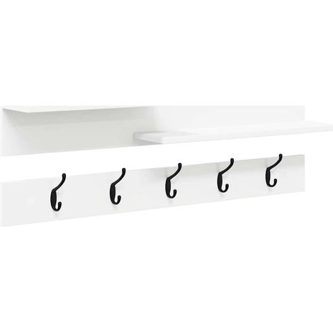 Maison Exclusive - Wandmontierter nachttisch Weiß 90 x 15 x 36 cm