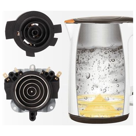Pièces détachées pour bouilloire électrique : Interrupteur thermostatique KSD688-5 et base de bouilloire KSD368-5 (pièce de rechange) (1/4)