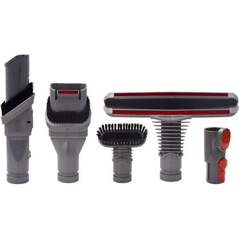 Brosse Kit Accessoires pour Dyson V8 V7 V6 V10 SV10 SV11 Aspirateur avec Adaptateur,Total Clean Pièces pour Dyson V6 DC45 DC35 DC52 DC29 DC62 DC33 DC34(5 in 1) (1/4)