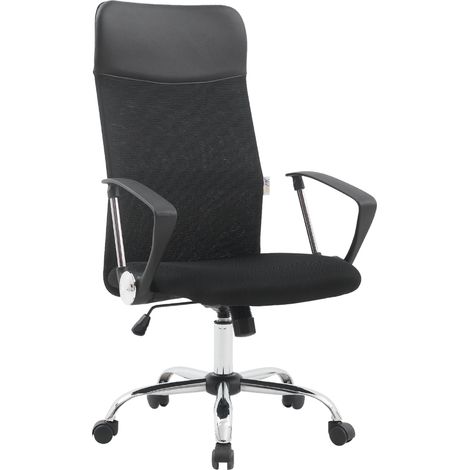 ZIK Sedia Ufficio Girevole da Scrivania, Regolabile con Braccioli, Ergonomica Direzionale in Tessuto (1/5)