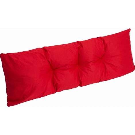 Coussin pour palettes 120 x 40cm, coussins canapé, coussin de jardin, coussin de sol/ coussin palette in-extérieur Rouge, SETGARDEN (1/4)