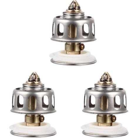 Noyau Pièces de Lavabo Bouchon Acier de Inoxydable en Vidange 3 (1/5)