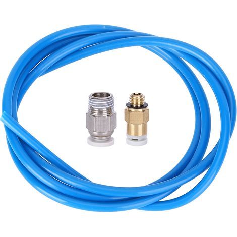 3D Printer Remote Nozzle Set, Dark Blue PTFE Feed Tube, Corrosion Resistant, Insulated 1m/3.3 inch (1/5)