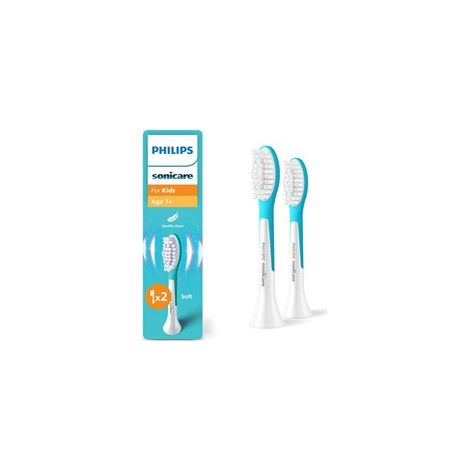 Cabezales de cepillo de dientes sónico Philips Sonicare para niños HX6042/90, blanco/azul (1/5)