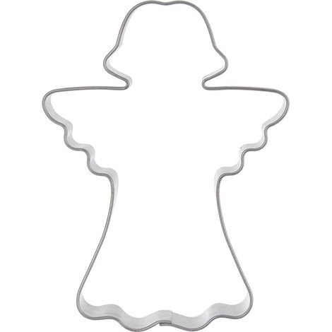 Engel-Ausstechform, Edelstahl, 8 cm
