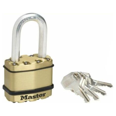 MASTER LOCK - LUCCHETTO EXCELL IN OTTONEMASSICCIO - 45x38x8 MM (1/5)