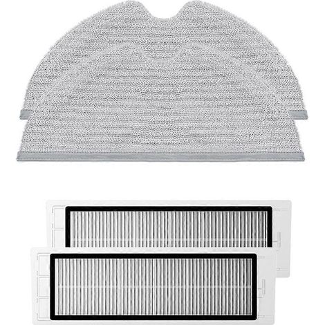 Accessoires pour aspirateur Xiaomi Roborock S5 Max S50 S5 S6 S60 Pure S5Max : lingette de nettoyage, filtre HEPA et autres pièces détachées. (1/5)