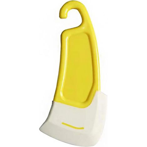 Raschietto da cucina in silicone, rimuove il grasso dal fondo di pentole, padelle e piani cottura, strumento flessibile per la pulizia della testa (1/3)