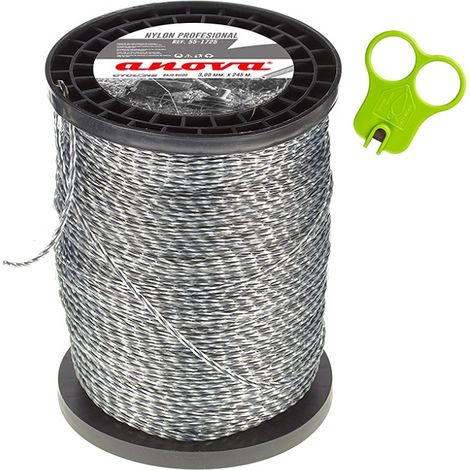 Bobina nylon trenzado Cyclone Anova 3mm x 245 Mt