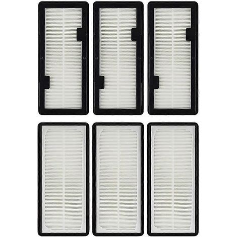 Lot de 6 filtres HEPA de rechange lavables pour aspirateurs SAMSUNG Jet Bot AI+ et Jet Bot+, compatibles avec le robot VR30T85513W/AA (1/5)