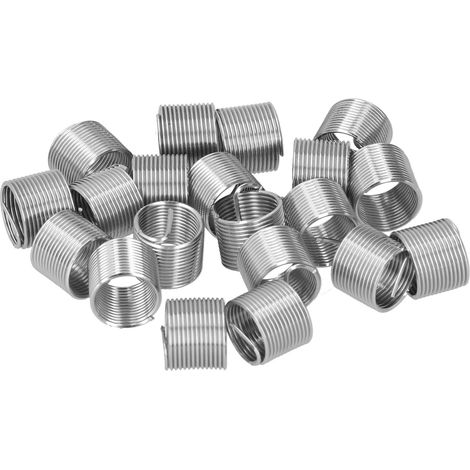 Lot de 20 inserts filetés M14 x 1,25 spirale, écrou réducteur cylindrique, douille extensible à visser, kit 1,5D (1/5)
