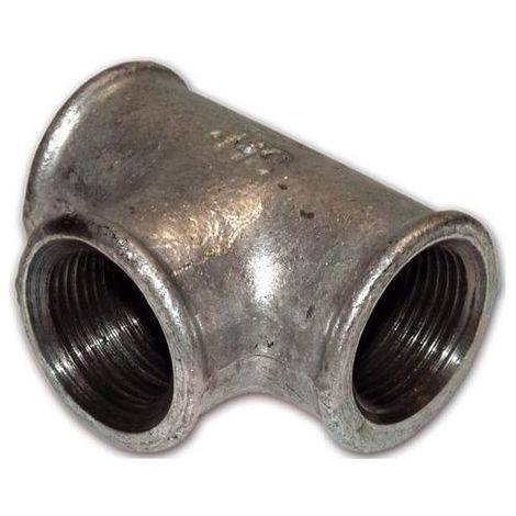 Raccordo Ghisa Zincata a T 1/2 (1/2)