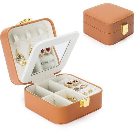 Petit organisateur de boîte à bijoux de voyage (1/2)