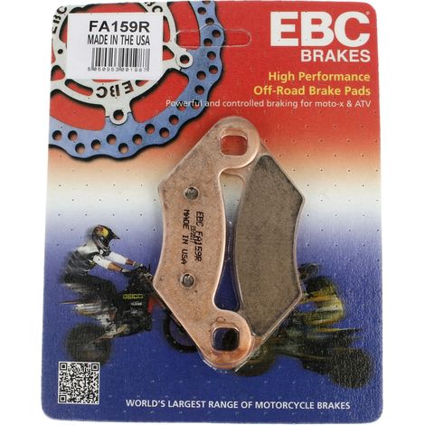 LEDLUX HR1415900 EBC Brakes Pastiglie Moto R Polaris Tutti Anteriori FA159R 642ATS 716ATS Per Quadzilla Made In USA (1/2)