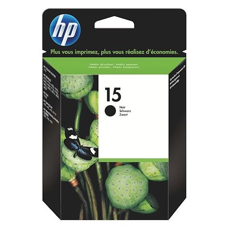 Hewlett packard - cartouche noir pour office jet n°15, 500 pages (1/5)