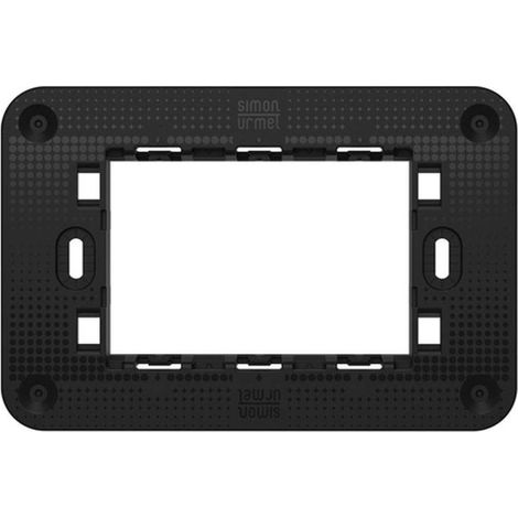 Supporto a 3 moduli ribassato per frutti della serie Lybra Urmet 27703