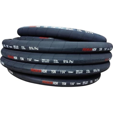 Premium-Hydraulikschlauch DN32 1SN (1 1/4") 63 bar (1/5)