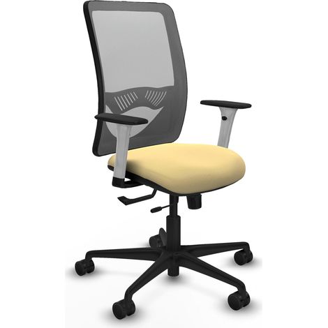 Silla de oficina piqueras y crespo Zulema blanco ergonómico (1/2)