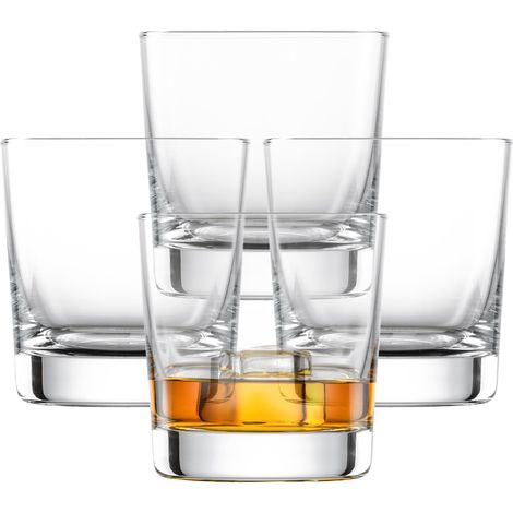 Verres à whisky Bar Special (set de 4), tumbler rectiligne pour whisky, verre en cristal résistant au lave-vaisselle, fabriqué en Allemagne (art. n° 123638) (1/5)