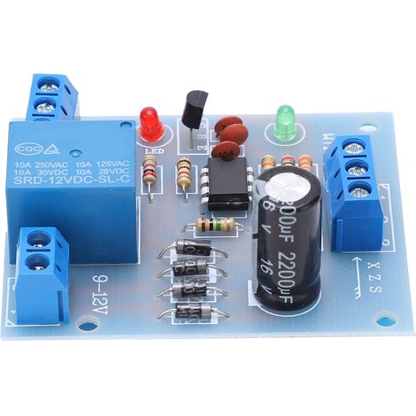 Module régulateur de niveau d'eau, contrôleur de pompe de drainage, interrupteur de protection à sonde liquide, circuit imprimé 9V-12V (1/5)