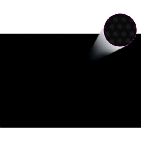 Cubierta de piscina PE negro 300x200 cm vidaXL (1/3)