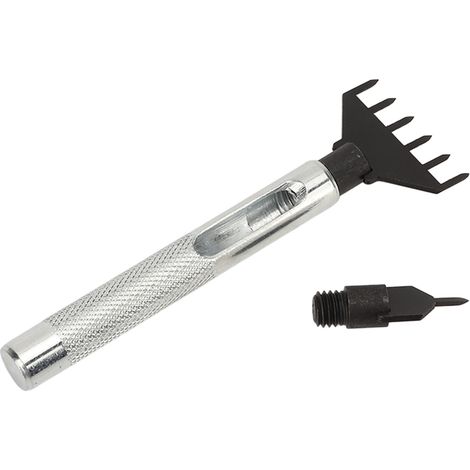 Ensemble de ciseaux à dents, emporte-pièce interchangeable pour couture du cuir, ensemble de perforatrices (1/5)