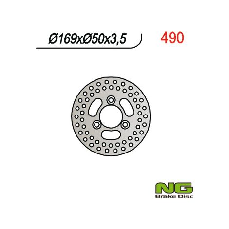 Disco Freno NG Delantero Kawasaki KSF 250 '96-'01, KEF 300 '01-'02