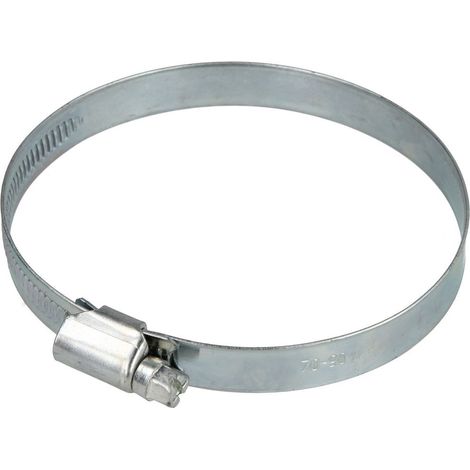 Collier de serrage 12 mm W1 plage de serrage 70 - 90 mm