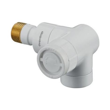 OVENTROP Thermostatventil E Winkeleck rechts DN 15, Rp 1/2 x R 1/2, PN 10, weiß pulverbeschichtet, 1163463 (1/5)