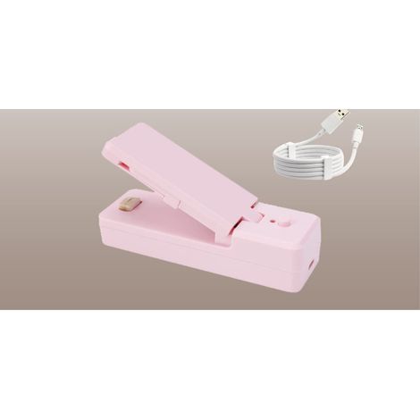 Mini Bag Sealer ,2 in 1 Heat Seal and Cutter,Food Sealer Handheld Portable Heat Sealers Bag Sealer Mini USB Portable bag Sealer,Chip Bag Crimper (1/5)