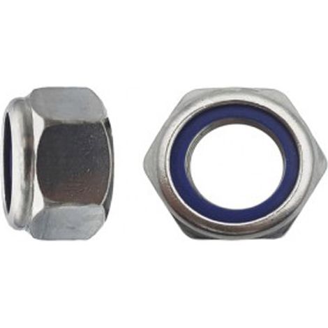 Écrou indesserrable DIN 985 inox A4 - 6 mm - BIVI (1/2)