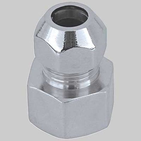 NIPLES FEMMINA PER CANNETTE CROMATO - 3/8x10