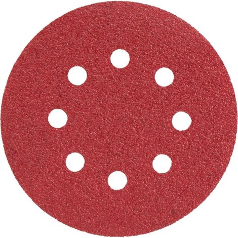 Disque abrasif - Radix - Pro - Velcro 125 mm - P40 - 8 trous (10 pcs) (1/2)