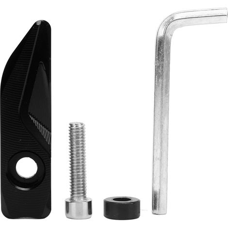 ABS-Sensorabdeckung für Motorräder, aus Aluminiumlegierung, sauber verarbeitet, ABS-Schutz für die Vorderradbremse, Ersatz für ADV160 und ADV150, schwarz (1/5)