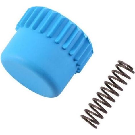 Accessoires de Coupe pour Débroussailleuse T35 Bleu Couvercle et Ressort - (1/3)