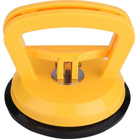 paissir ABS plastique simple plaque ventouse verre Lifter Mover Dent réparation extracteur Pad jaune (1/5)
