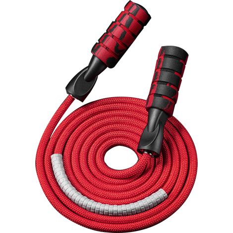 Corde À Sauter En Coton Réglable - Poignées En Mousse Antidérapantes - Pour Fitness Intérieur Et Extérieur - 1 Pièce (1/5)
