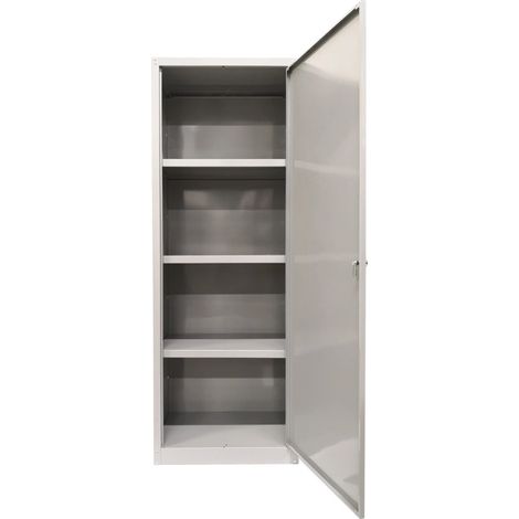 armadio multiuso in metallo grima con 3 piani, 60x40x167 cm (1/4)