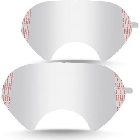Cache-objectif détachable compatible avec les masques 3M 6885, 6000, 6800, 6900, paquet de 30, cache-objectif en plastique pour les masques de protection respiratoire (1/5)